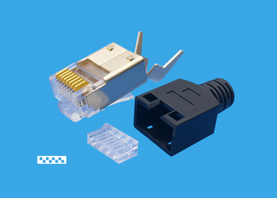 六类短体 屏蔽带尾夹+护套